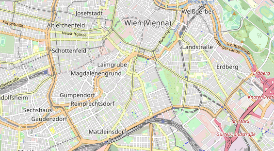 Restaurant auf Karte