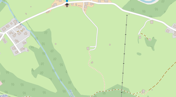 Restaurant auf Karte