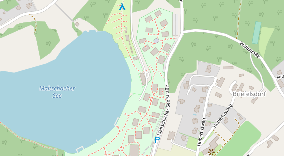 Restaurant auf Karte