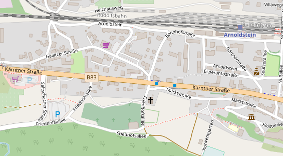 Restaurant auf Karte