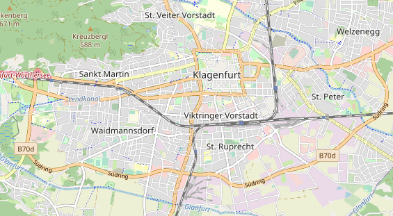 Restaurant auf Karte