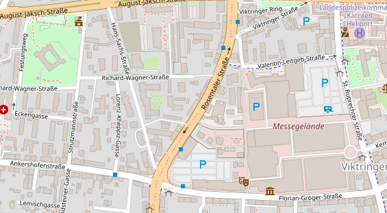 Restaurant auf Karte