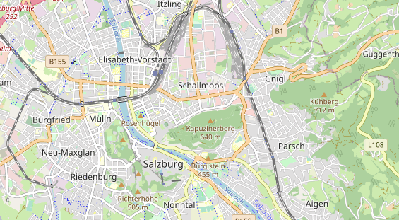 Restaurant auf Karte