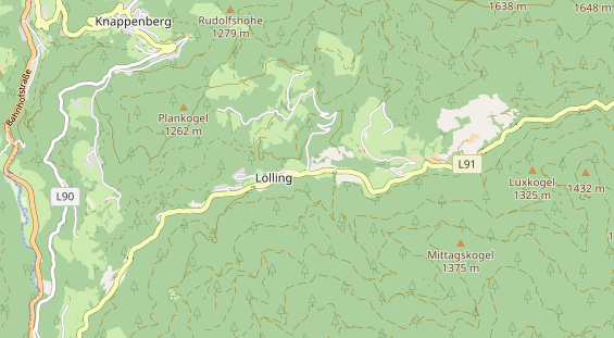 Restaurant auf Karte