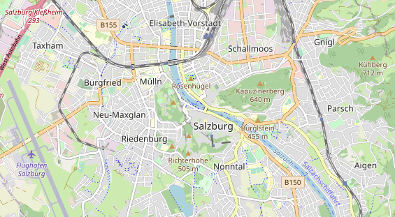 Restaurant auf Karte