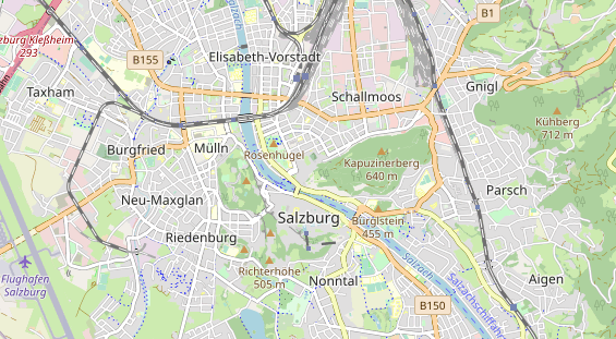 Restaurant auf Karte