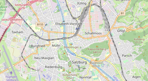 Restaurant auf Karte