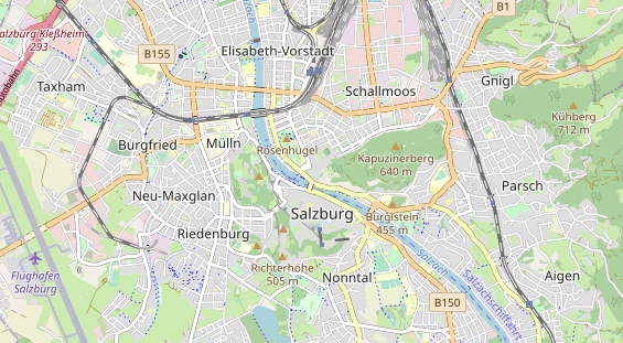 Restaurant auf Karte