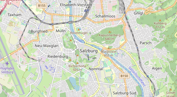 Restaurant auf Karte