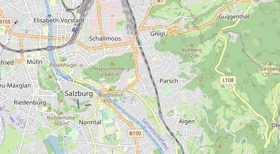 Restaurant auf Karte