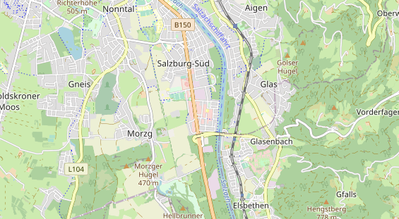 Restaurant auf Karte