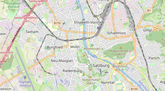 Restaurant auf Karte