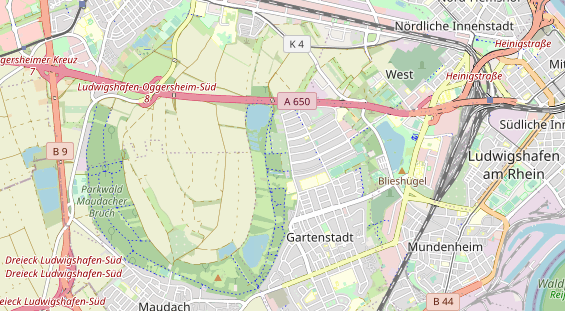 Restaurant auf Karte