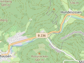 Restaurant auf Karte