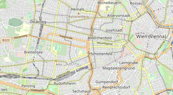 Restaurant auf Karte