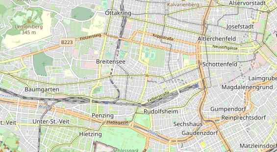 Restaurant auf Karte