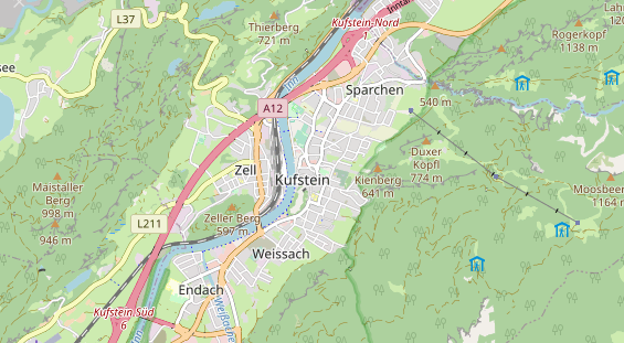 Restaurant auf Karte