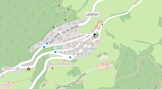 Restaurant auf Karte