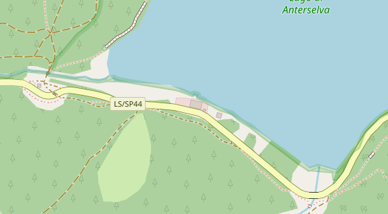 Restaurant auf Karte