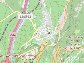 Restaurant auf Karte