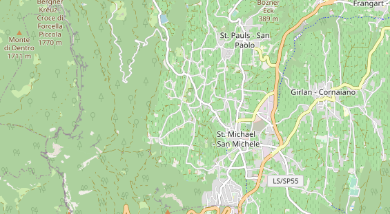 Restaurant auf Karte