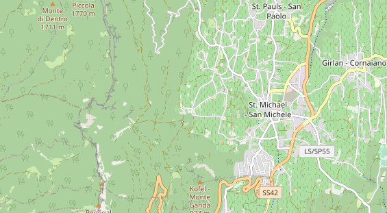 Restaurant auf Karte