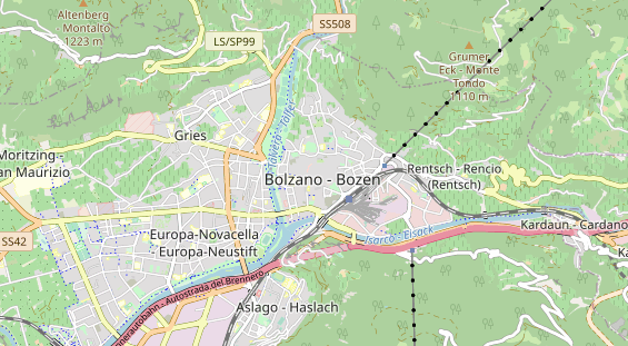 Restaurant auf Karte