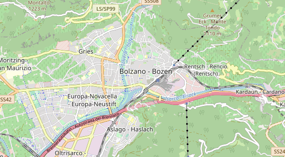 Restaurant auf Karte