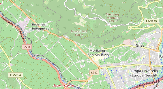 Restaurant auf Karte