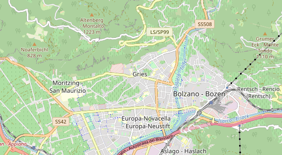 Restaurant auf Karte