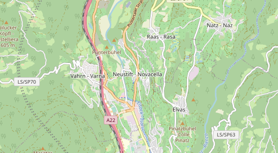 Restaurant auf Karte