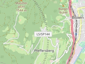 Restaurant auf Karte