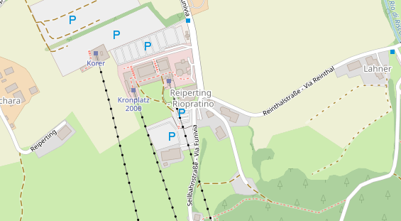 Restaurant auf Karte