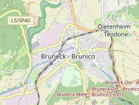 Restaurant auf Karte