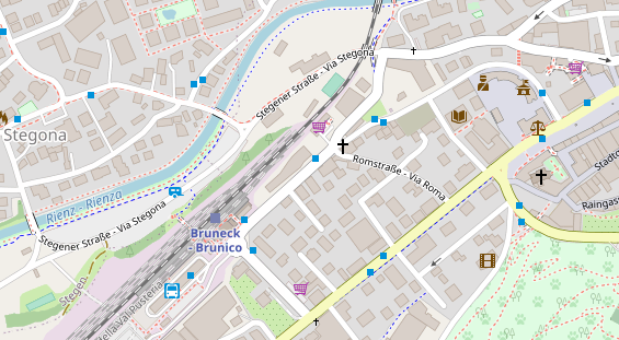 Restaurant auf Karte