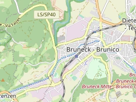 Restaurant auf Karte