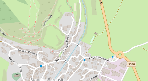 Restaurant auf Karte