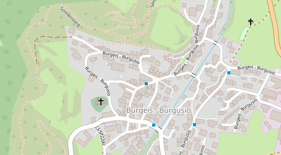 Restaurant auf Karte