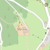 Restaurant auf Karte