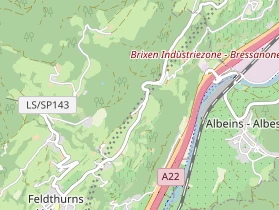 Restaurant auf Karte