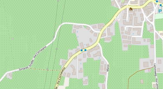 Restaurant auf Karte