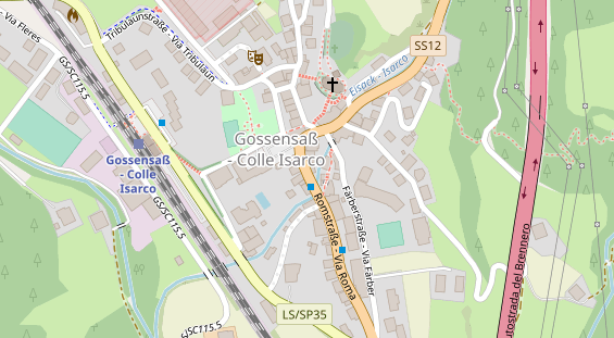 Restaurant auf Karte