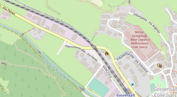 Restaurant auf Karte