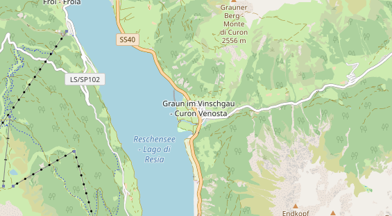 Restaurant auf Karte