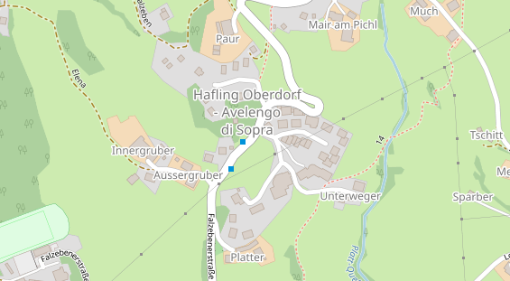 Restaurant auf Karte