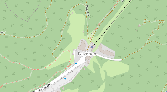 Restaurant auf Karte