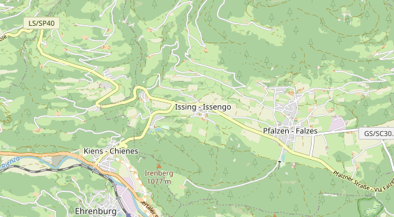 Restaurant auf Karte