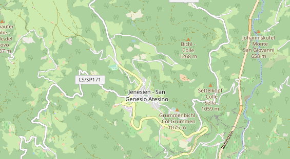 Restaurant auf Karte