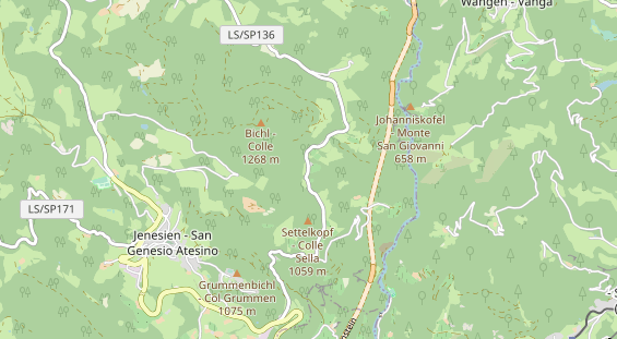 Restaurant auf Karte