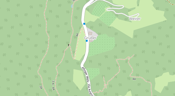 Restaurant auf Karte